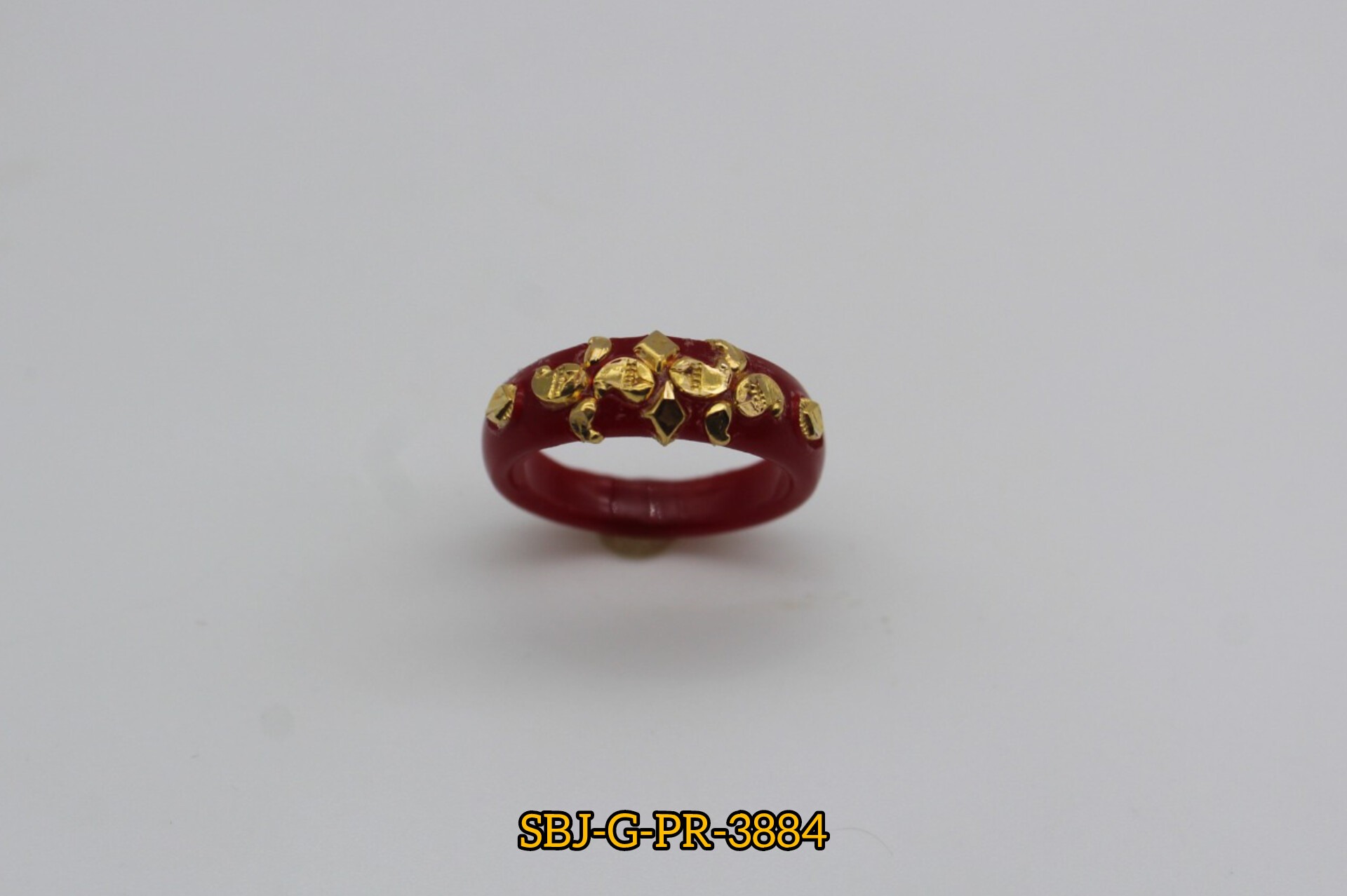 GOLD PLATED POLA RING SB JEWELLERS SBJ-G-PR-3884