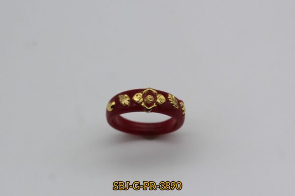 GOLD PLATED POLA RING SB JEWELLERS SBJ-G-PR-3890