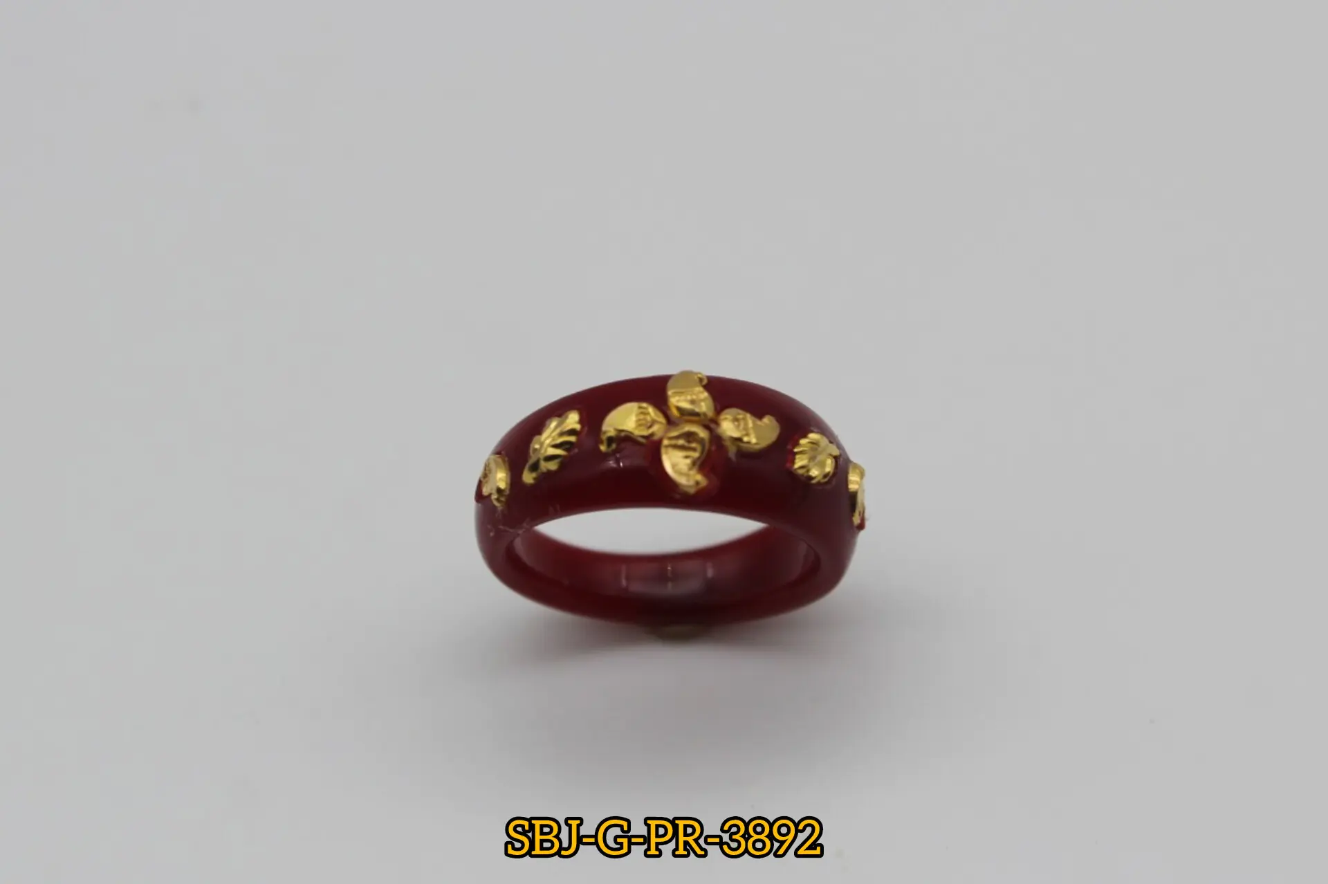 GOLD PLATED POLA RING SB JEWELLERS SBJ-G-PR-3892