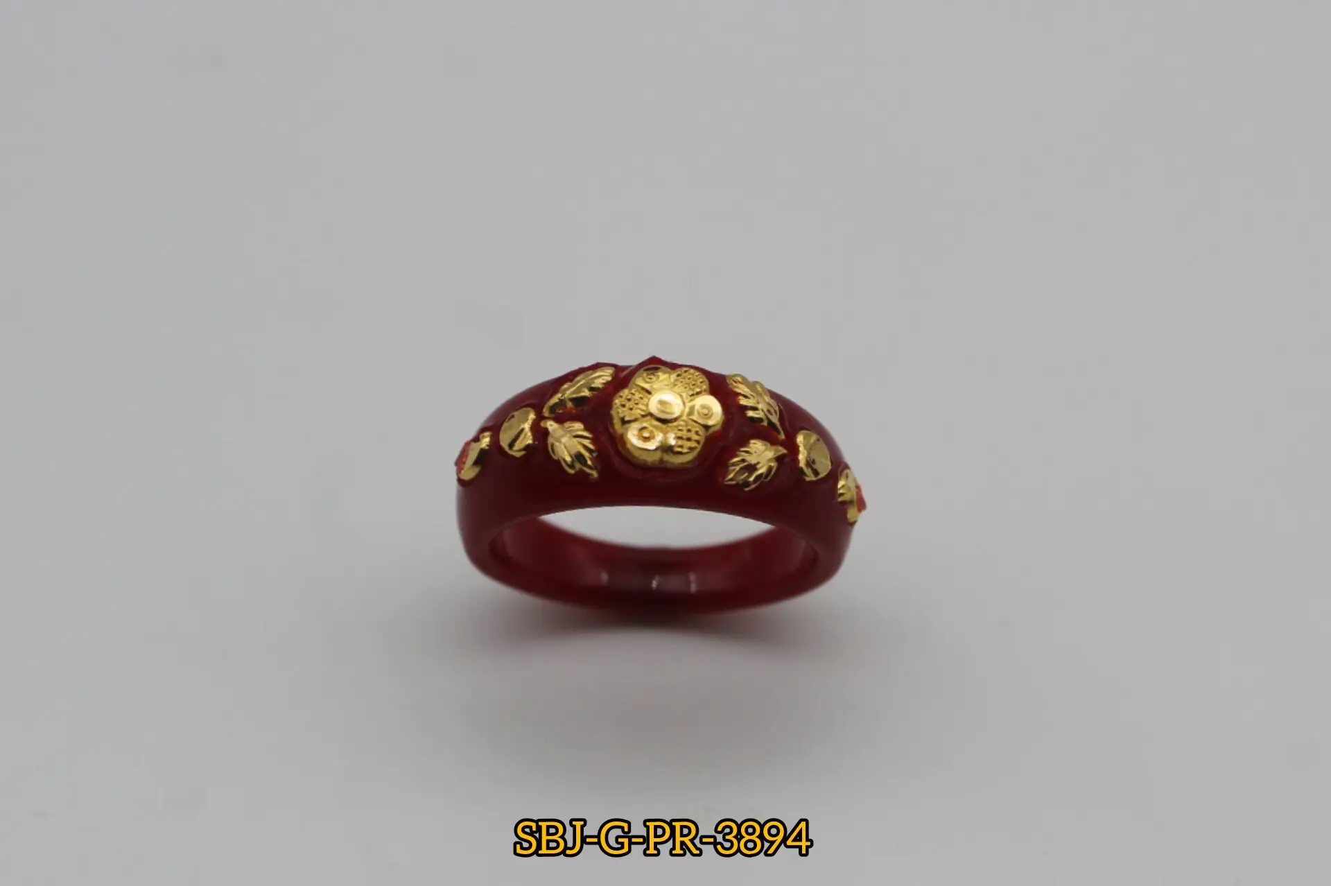 GOLD PLATED POLA RING SB JEWELLERS SBJ-G-PR-3894