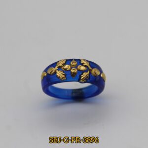 GOLD PLATED POLA RING SB JEWELLERS SBJ-G-PR-3896