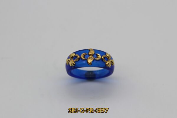 GOLD PLATED POLA RING SB JEWELLERS SBJ-G-PR-3897