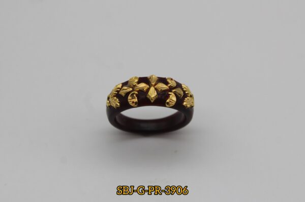 GOLD PLATED POLA RING SB JEWELLERS SBJ-G-PR-3906