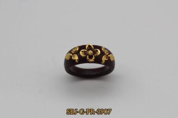 GOLD PLATED POLA RING SB JEWELLERS SBJ-G-PR-3907