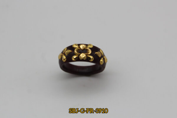 GOLD PLATED POLA RING SB JEWELLERS SBJ-G-PR-3910