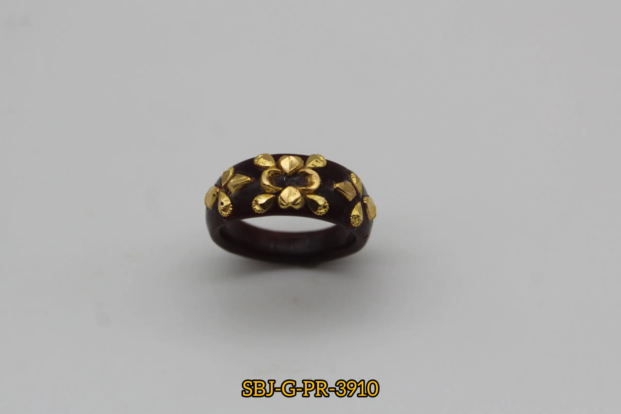 GOLD PLATED POLA RING SB JEWELLERS SBJ-G-PR-3910