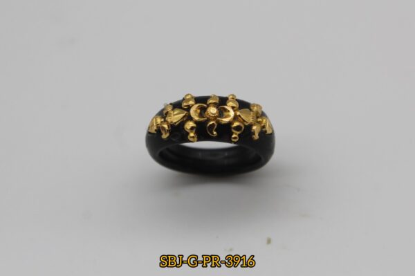 GOLD PLATED POLA RING SB JEWELLERS SBJ-G-PR-3916