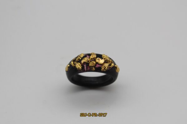 GOLD PLATED POLA RING SB JEWELLERS SBJ-G-PR-3917