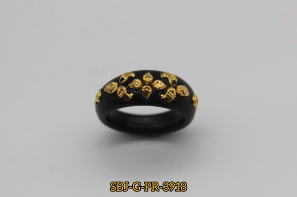 GOLD PLATED POLA RING SB JEWELLERS SBJ-G-PR-3918