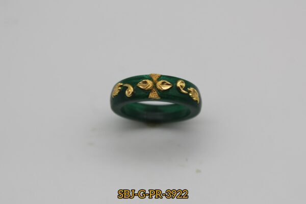 GOLD PLATED POLA RING SB JEWELLERS SBJ-G-PR-3922