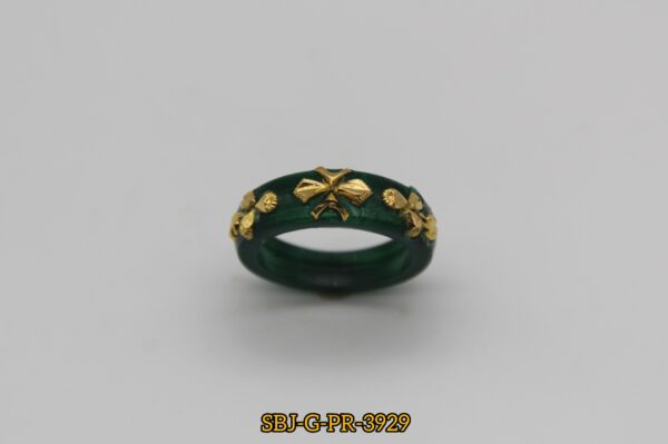 GOLD PLATED POLA RING SB JEWELLERS SBJ-G-PR-3929