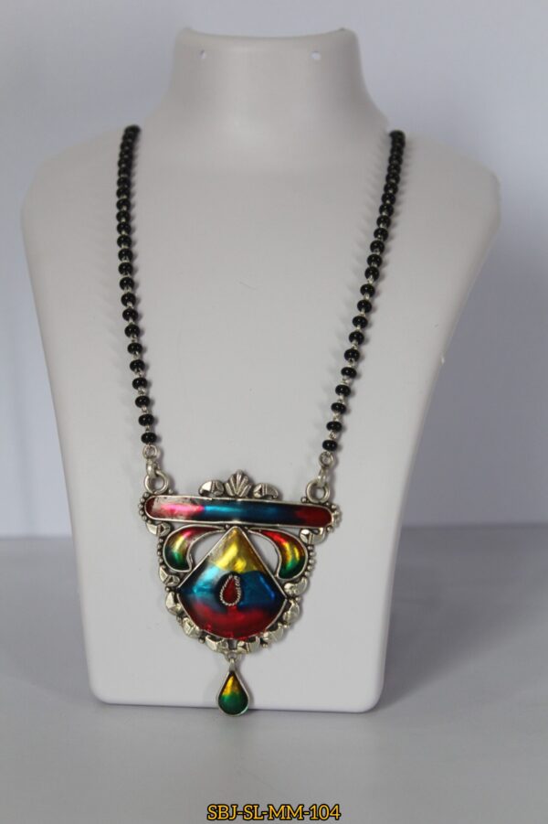 SILVER MANGAL SUTRA SB JEWELLERS SBJ-SL-MM-104