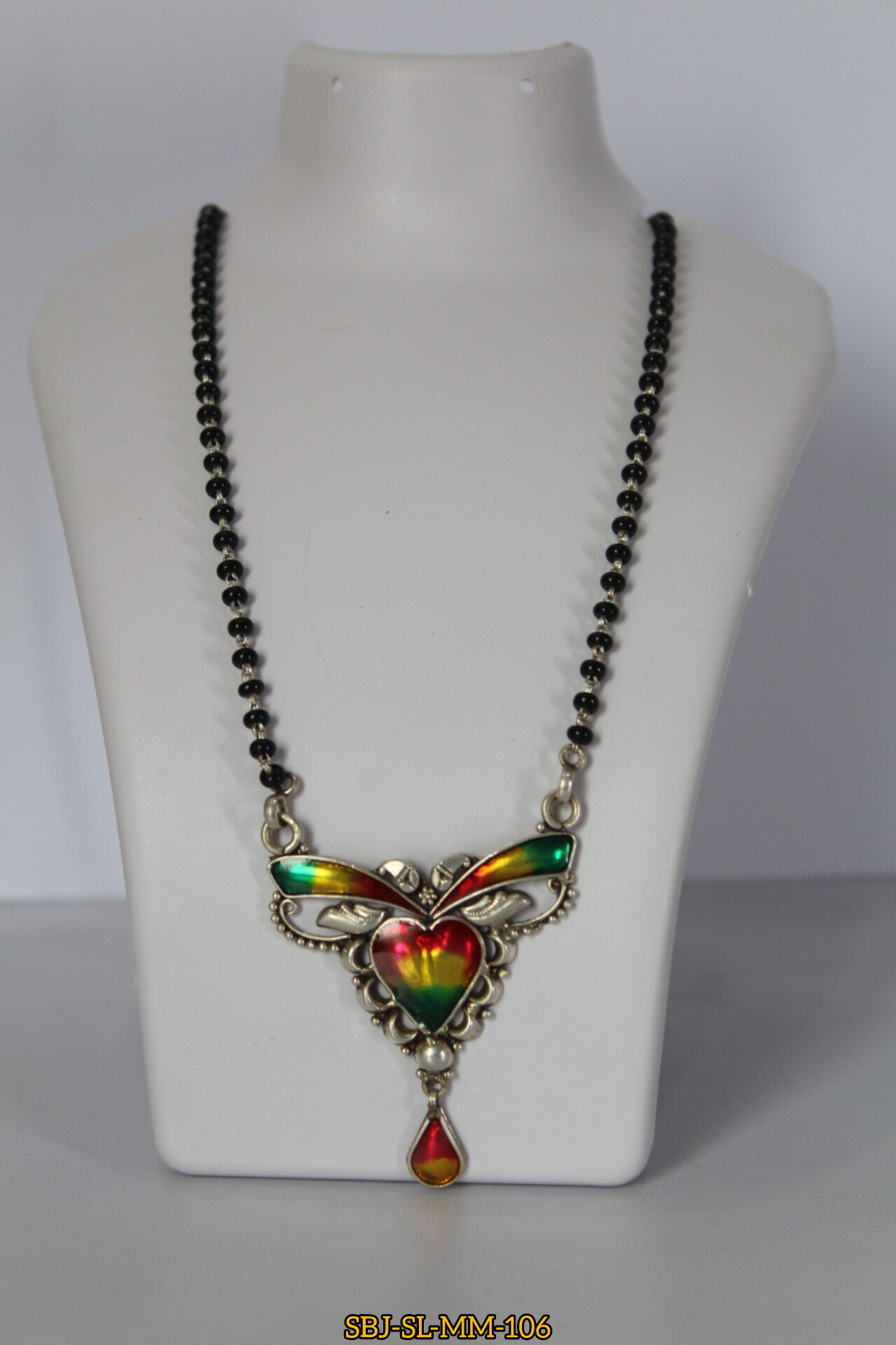 SILVER MANGAL SUTRA SB JEWELLERS SBJ-SL-MM-105