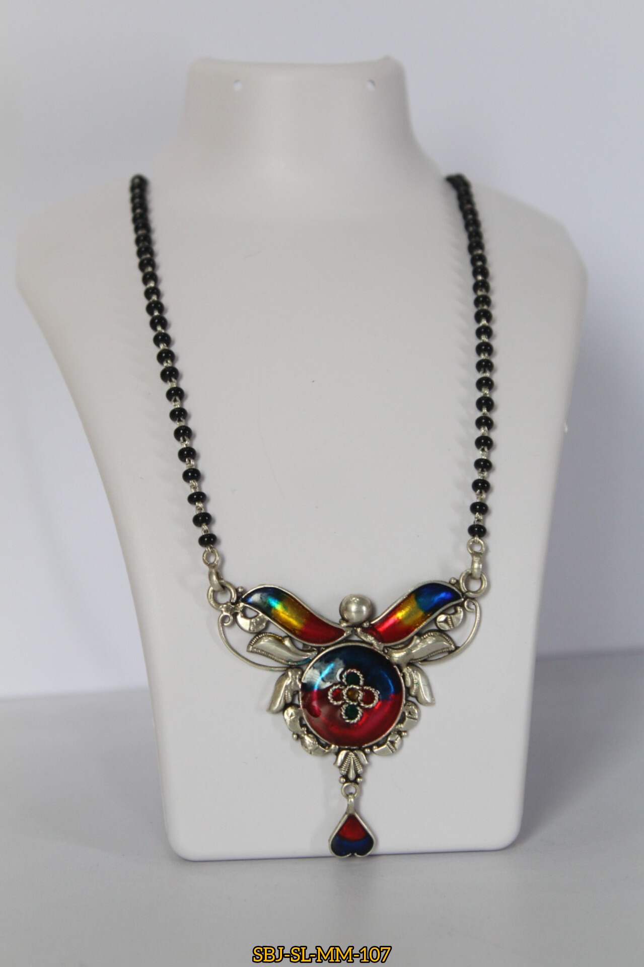 SILVER MANGAL SUTRA SB JEWELLERS SBJ-SL-MM-107