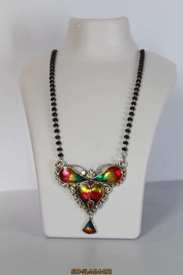SILVER MANGAL SUTRA SB JEWELLERS SBJ-SL-MM-108