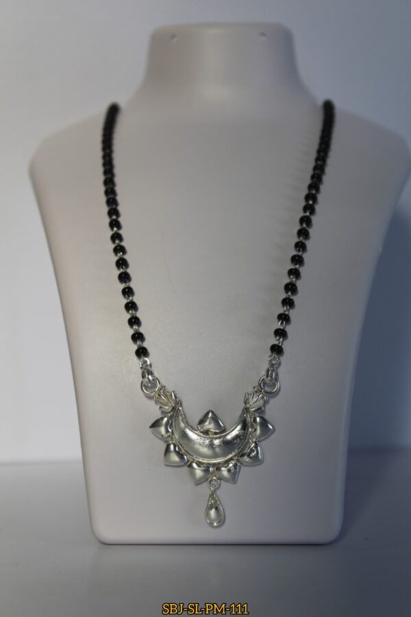 SILVER MANGAL SUTRA SB JEWELLERS SBJ-SL-MM-111