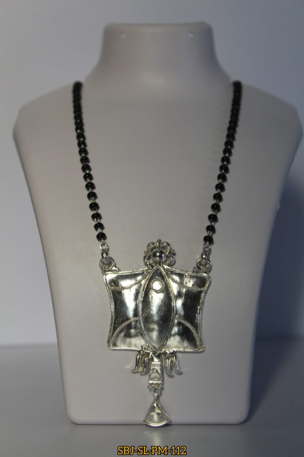 SILVER MANGAL SUTRA SB JEWELLERS SBJ-SL-MM-112