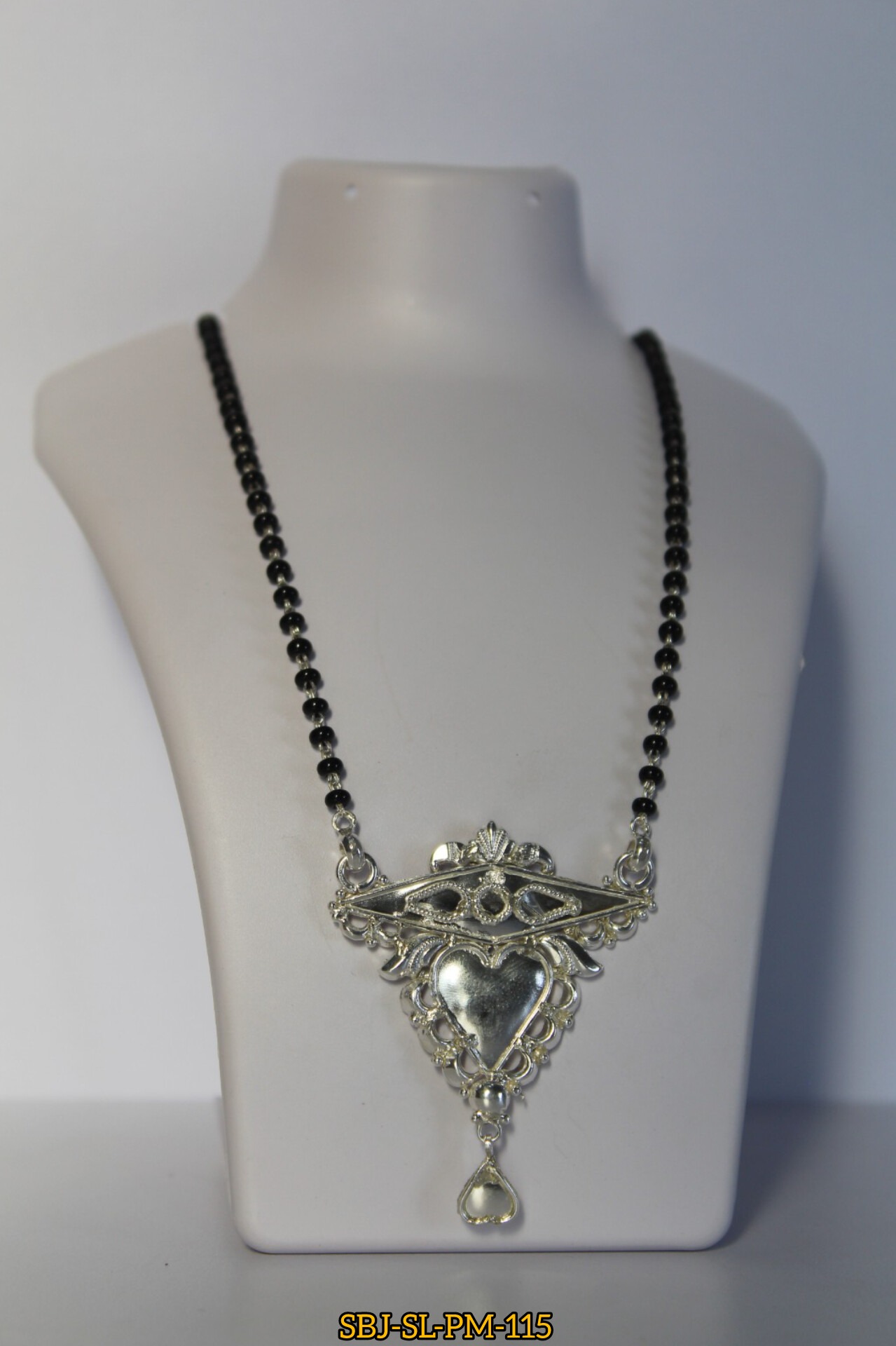 SILVER MANGAL SUTRA SB JEWELLERS SBJ-SL-MM-115